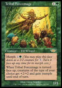 Magic the Gathering MTG Tribal Forcemage (142) Legions MP - Image 1