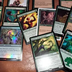 Whole COMMANDER Magic Deck MTG - Rishar, Peema Renegade GREEN ELVES ELF Tribal - Image 1