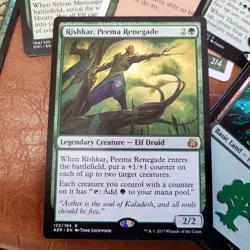 Whole COMMANDER Magic Deck MTG - Rishar, Peema Renegade GREEN ELVES ELF Tribal - Image 2