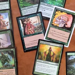 Whole COMMANDER Magic Deck MTG - Rishar, Peema Renegade GREEN ELVES ELF Tribal - Image 4