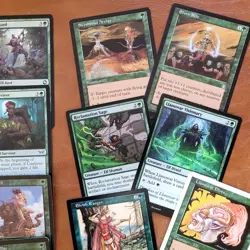 Whole COMMANDER Magic Deck MTG - Rishar, Peema Renegade GREEN ELVES ELF Tribal - Image 5