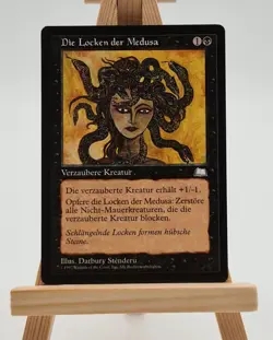 Die Locken der Medusa Wetterlicht Magic Karte MTG deutsch (Coils of the Medusa) - Image 1