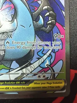 Mega Charizard X EX 023 Pokemon 2025 Phantasmal Flames UPC Black Star Promo NM - Image 5