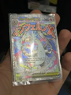 Pokemon TCG Phantasmal Flames Mega Charizard X EX Black Star Promo #023 NM - Image 3