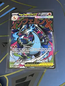 Pokemon TCG Phantasmal Flames Mega Charizard X EX Black Star Promo #023 NM - Image 4