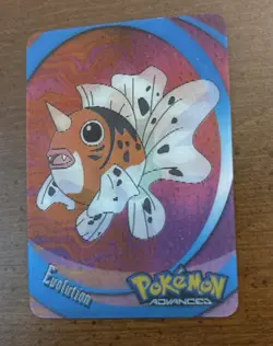 Goldeen / Seaking Advanced Action Card Lenticular Pokemon Printed in Italy 2004 - Image 3