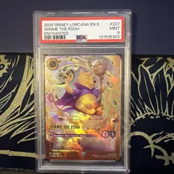Winnie the Pooh Hunny Wizard Enchanted Holo Card 227/204 PSA 9 - Image 4
