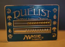 The Duelist The Official Deckmaster Magazine Vintage Abacus Life Counter Blue - Image 1
