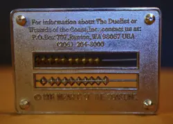 The Duelist The Official Deckmaster Magazine Vintage Abacus Life Counter Blue - Image 3