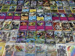 Pokemon Card Lot 100 Official TCG Cards + Ultra Rare | VMAX GX EX VSTAR OR V - Image 2