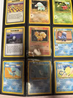 Pokemon Card Binder Collection 42 Cards with Sleeves Lot - Image 2