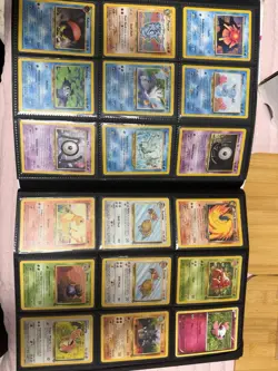 Pokemon Card Binder Collection 42 Cards with Sleeves Lot - Image 3