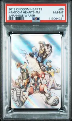 Kingdom Hearts Wafer Card Vol.1 2019 PSA8 Japanese - Image 1