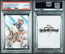 Kingdom Hearts Wafer Card Vol.1 2019 PSA8 Japanese - Image 3