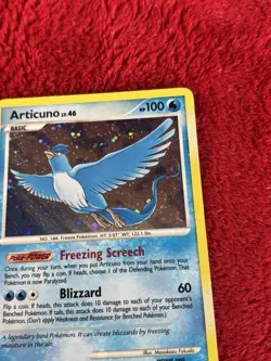 Articuno 1/100 Majestic Dawn Holo Pokemon Card Played Holo Bleed! - Image 3