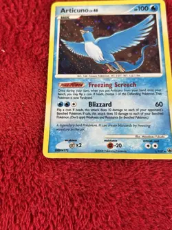 Articuno 1/100 Majestic Dawn Holo Pokemon Card Played Holo Bleed! - Image 4