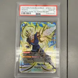DBS Card Game Fusion World FB04-130 VEGITO SECRET RARE-ALTERNATE ART - PSA 10 - Image 1