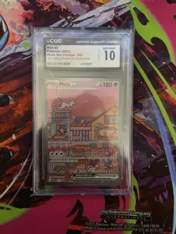 Pokemon Mew ex 053 Sv: Scarlet & Violet Promo CGC 10 Holo EX Card - Image 1