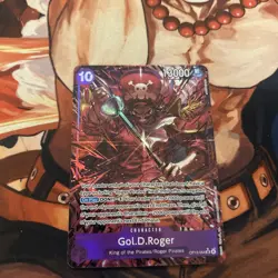 ONE PIECE Card Gol D Roger SR Alt Art OP13-064 Carrying on His Will English MINT - Image 1