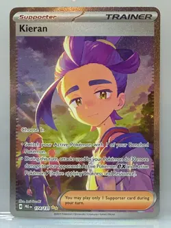 Pokemon TCG Kieran Trainer Prismatic Evolutions Card 174/131 - Image 1
