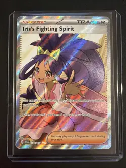 Iris's Fighting Spirit 180/159 (JTG) Journey Together NM Full Art Pokemon Card - Image 1