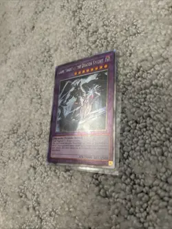 Yu-Gi-Oh! Dark Magician the Dragon Knight RA03-EN268 Platinum Secret Rare Card - Image 2