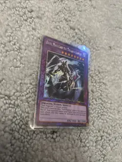 Yu-Gi-Oh! Dark Magician the Dragon Knight RA03-EN268 Platinum Secret Rare Card - Image 3