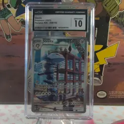 Steelix 208/182 CGC 10 Gem Mint SIR Illustration Rare Paradox Rift Pokemon Card - Image 1