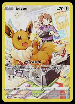 Pokemon Card - Eevee Brilliant Stars TG11/TG30 Ultra Rare - Image 1