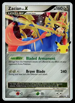 Pokemon Card - Zacian LV. X Sword & Shield Promo SWSH135 Holo - Image 1