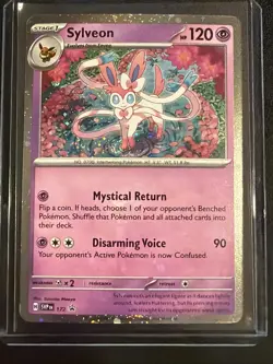 Pokemon Prismatic Promo Card - Cosmos Holo Sylveon #172 NM W/Swirl - Image 4