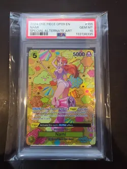 2024 One Piece Card Game OP09 Nami Sp Op09-106 PSA 10 - Image 1