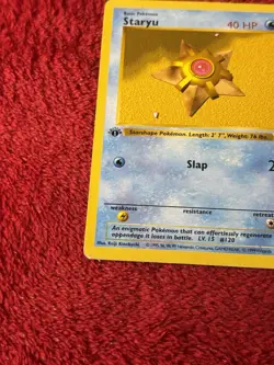 1st Edition Staryu 065/102 Base Set (Shadowless) Regular Pokemon Card Played - Image 3