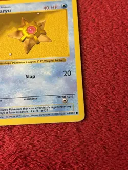 1st Edition Staryu 065/102 Base Set (Shadowless) Regular Pokemon Card Played - Image 4