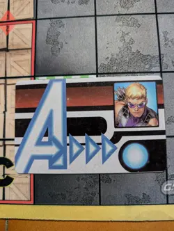 Heroclix Avengers Assemble set Hawkeye #AVID-002 Common ID Card! - Image 1