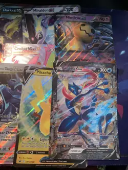 Lot of 14 Pokemon Jumbo Cards - Includes Greninja, Pikachu Vmax, Rayquaza DMG - Image 2