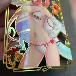 Goddess Story Gold METAL Card - Serial Number #009/200! Zero Two 2 Bikini READ* - Image 5