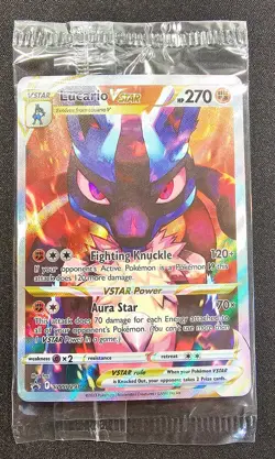 Lucario VSTAR SWSH291 SWSH: Sword & Shield Promo Cards Holo - *SEALED* - Image 1