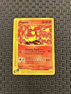 Magmar 86/165 Non-Holo Rare Pokemon Card Expedition E-Reader PTCG - Image 1