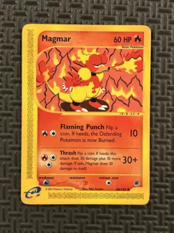 Magmar 86/165 Non-Holo Rare Pokemon Card Expedition E-Reader PTCG - Image 2