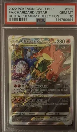 Charizard VSTAR SWSH262 SWSH: Sword & Shield Promo Cards Holo PSA 10 - Image 1