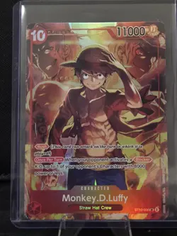 Monkey.D.Luffy (Treasure Booster Set) ST10-006 One Piece Promotion Cards Foil - Image 1