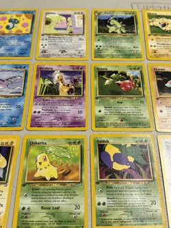 Pokemon First Edition Neo Genesis Lot of 26 Cards WOTC No Doubles & No Holos - Image 3