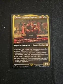 Caesar, Legion's Emperor (Display Commander) - Thick Stock Fallout Foil - Image 1