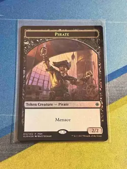 Magic the Gathering MTG FNM Promo PIRATE TREASURE Token Foil - Image 1