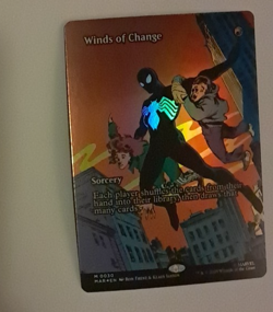 Winds of Change Poster Comic FOIL NM Marvel Spiderman MTG MAGIC THE GATHERING - Image 1