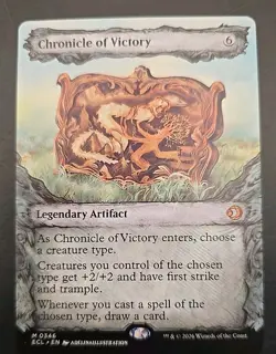 Chronicle of Victory (Showcase) Lorwyn Eclipsed MTG Regular Near Mint - Image 1