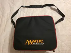 Magic The Gathering Logo Branded Carrying Case Deck Bag With Adjustable Strap - Image 1