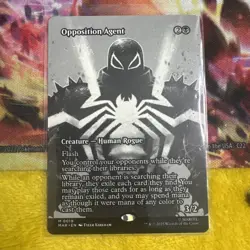 Opposition Agent (Borderless)Marvel Universe Eternal-Legal Regular Spiderman MTG - Image 1
