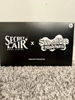 MTG Secret Lair x SpongeBob SquarePants Internet Sensation Non Foil Sealed - Image 1